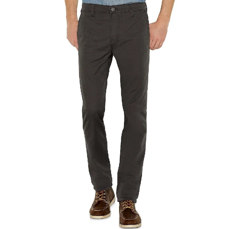 men's casual wedding gloss gray pants-Levi's Men's 511 Slim Fit Hybrid Trousers Black Size 29X32