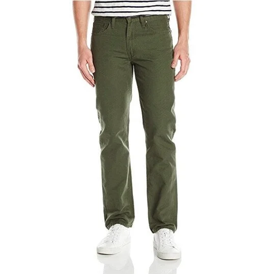 men's casual wedding luster red pants-Levi's Men's 514 Straight-Leg Corduro Meadow Green Lightweight Twill 29"W x 32"L - 29 x 32