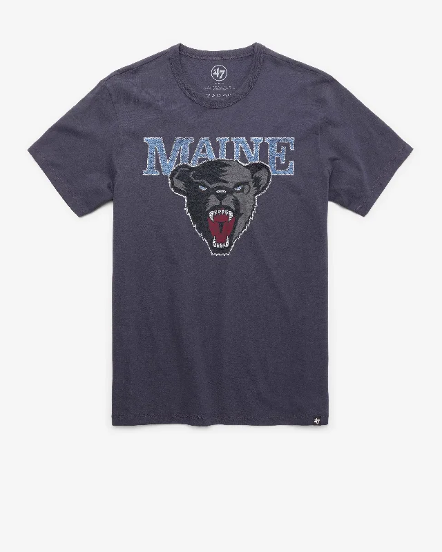 Men's short-sleeve trendy bright-artisanal-tie-dyed tee-MAINE BLACK BEARS PREMIER '47 FRANKLIN TEE