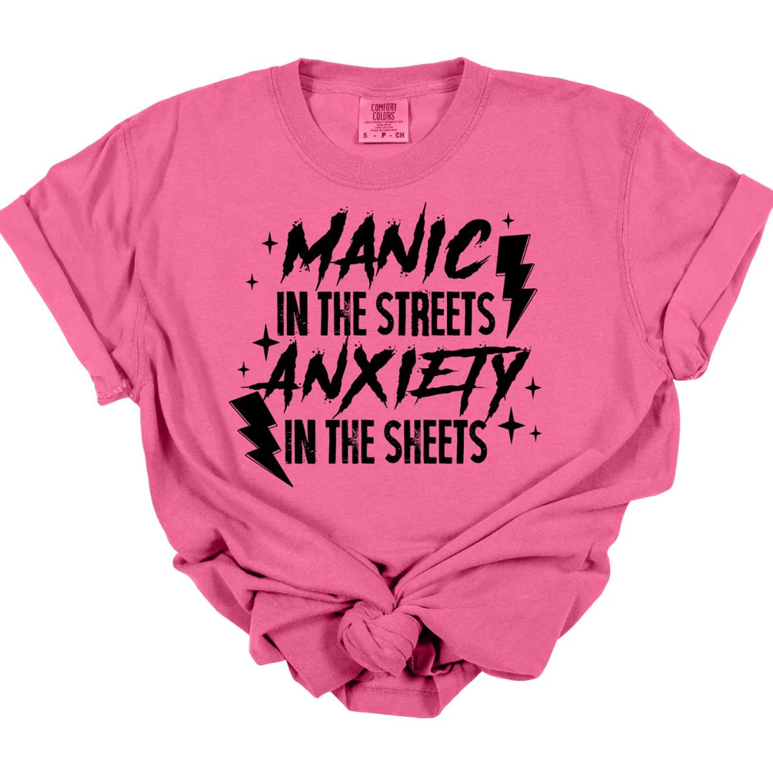 Men's short-sleeve fresh spearmint shirt-Manic In The Streets Tee  *MADE TO ORDER*