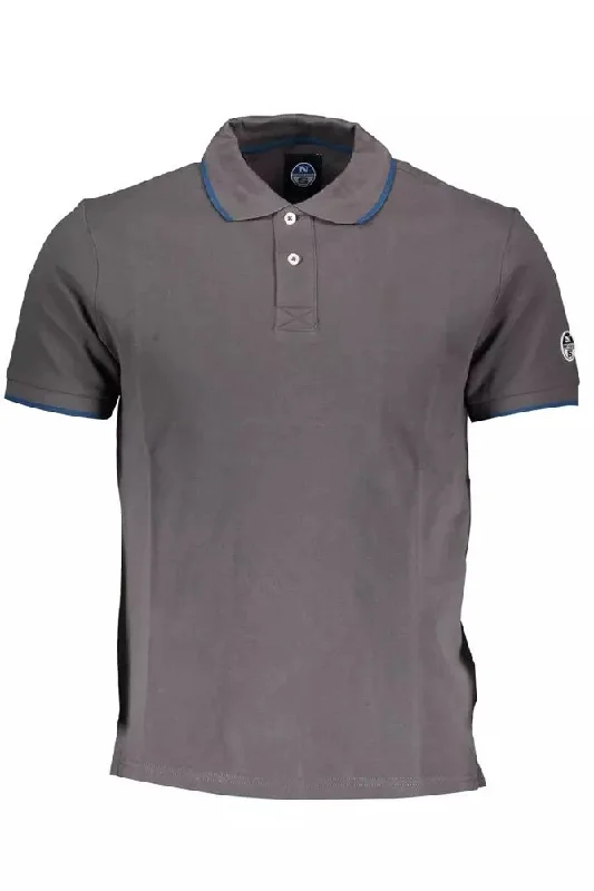 Men's short-sleeve warm stylish-sleek-neutral-techno shirt-North Sails Elegant  Short-Sleeved Polo Men's Shirt