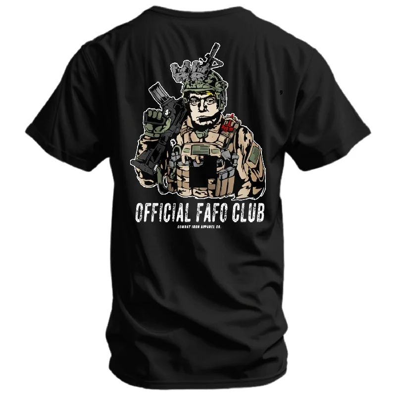 Men's short-sleeve trendy pastel-tone top-Official Trump FAFO Club Men's T-Shirt