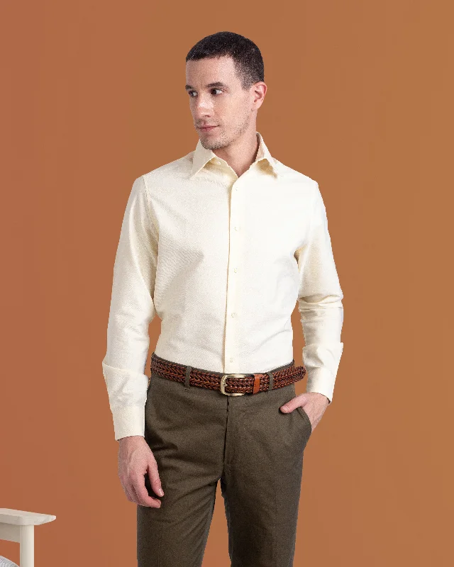 Pale Yellow Oxford