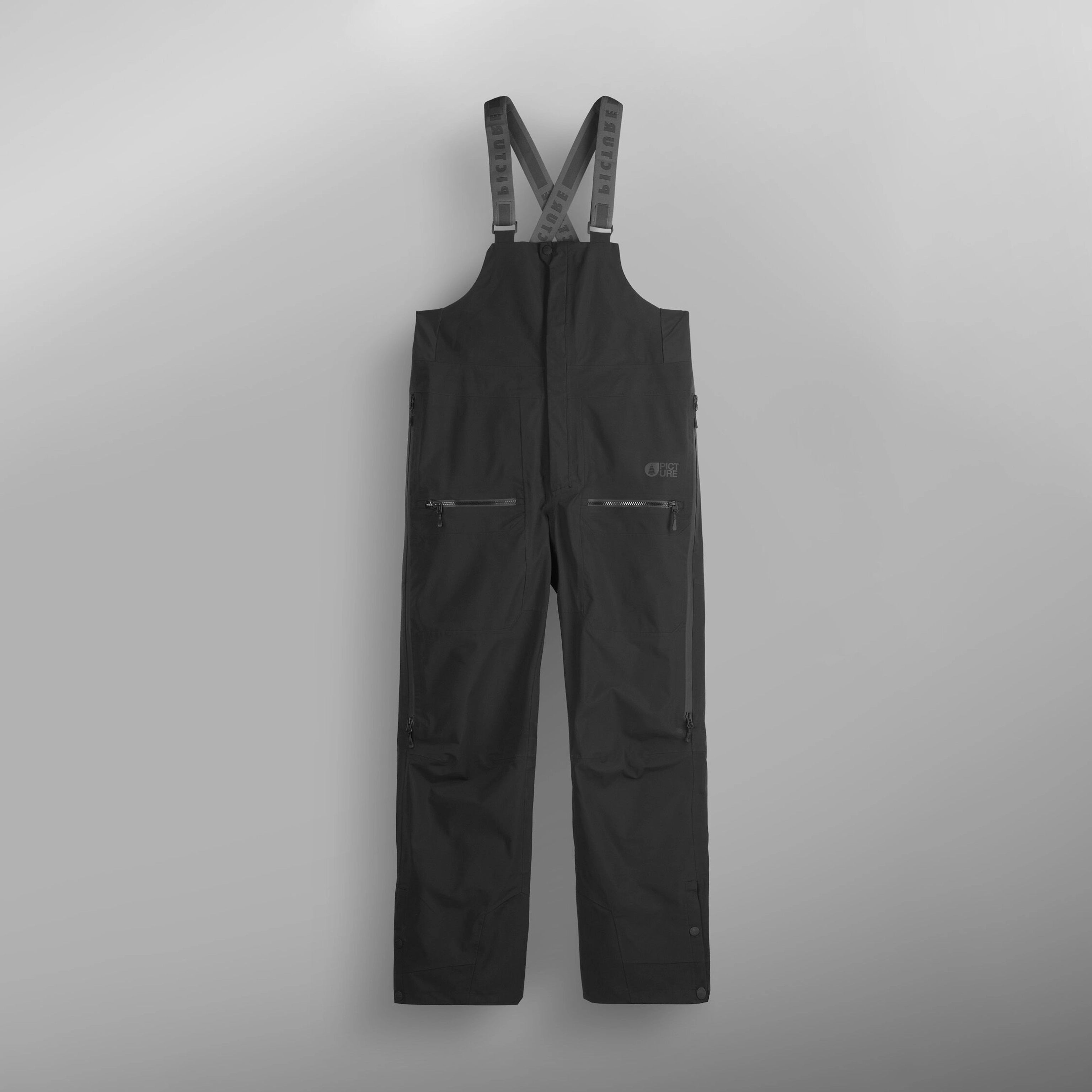 men's high-waisted camping dull gray pants-Men's Lassen 3L Xpore Bib Ski Pants (Past Season)