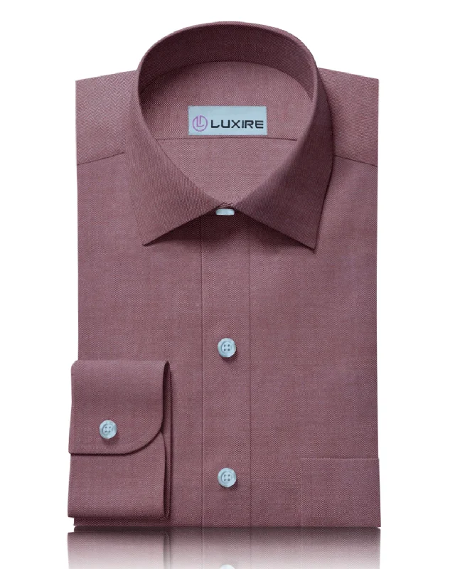 Maroon Oxford Shirt