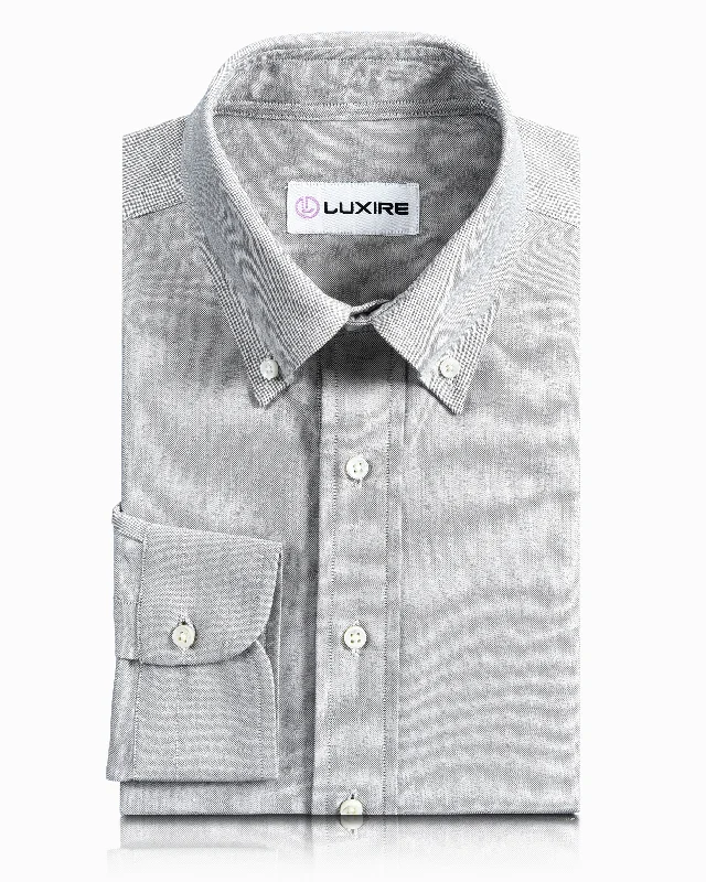 Pebble Grey Oxford Shirt