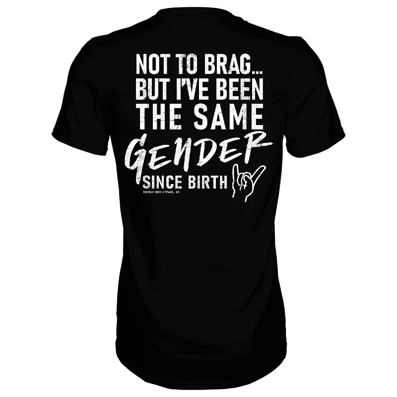 Men's short-sleeve classic muted-lacrosse top-Same Gender Since Birth Men's T-Shirt