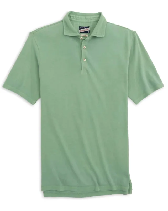 Men's short-sleeve retro rowing tee-Shoreline Polo In Rover