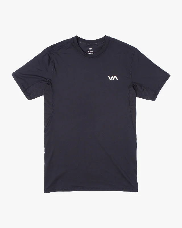 Men's short-sleeve fresh modern-tough-brick shirt-Sport Vent Performance Tee - Black