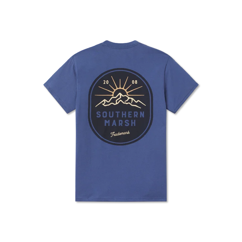 Men's short-sleeve relaxed ethnic tee-Youth Branding Collection Tee - Mountain Rise