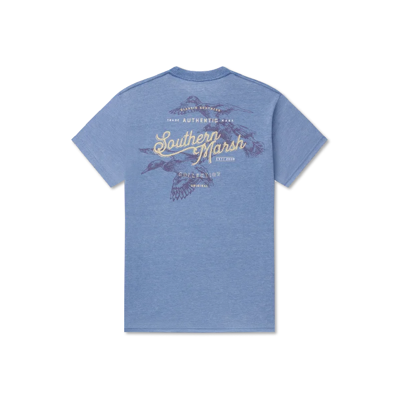 Men's short-sleeve urban yachting shirt-Youth SEAWASH™ Tee - Duck Trio