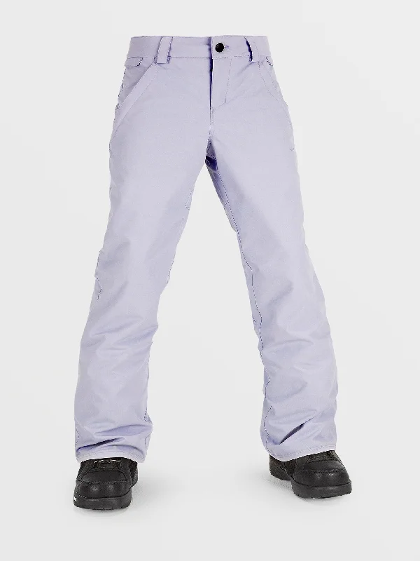 men's flat-front evening luster red pants-Kids Frochickidee Insulated Pants - Lilac Ash