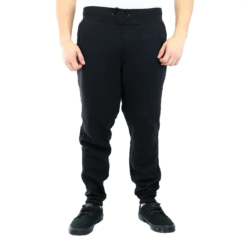 men's high-waisted camping luster gray pants-G-Star Wearlent Tapered Sweat Pants - Black - Mens