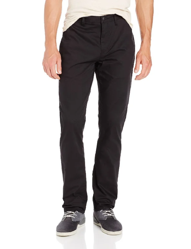 men's wide-leg vacation shimmer black pants-Hurley Dri-Fit Chino Chino Casual Pants Trouser - Mens