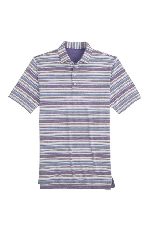 Men's short-sleeve slim azure tee-Men's Beckett Performance Polo In Pompei