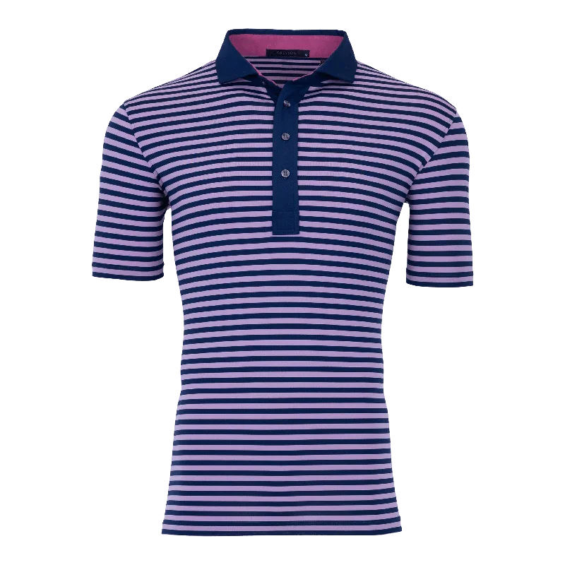 Men's short-sleeve modern orchid shirt-Nord Polo