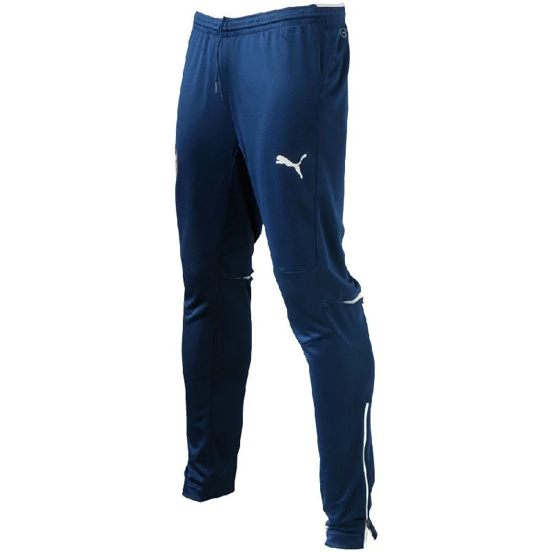 men's relaxed formal dinner matte green pants-Puma AFC Arsenal Traning Pants - Estate Blue/White - Mens