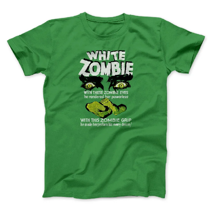 Men's short-sleeve tropical retro-chic-amethyst top-White Zombie Funny Movie Men/Unisex T-Shirt